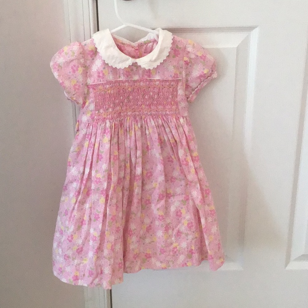 Lilly Pulitzer pink dress.